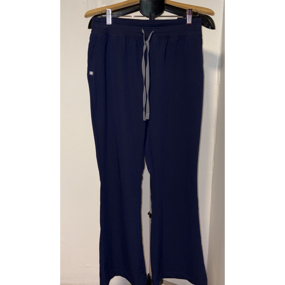 Figs Women's Scrubs Technical Collection Pants BLUE DRAWSTRING Medium